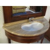 Vanitytop in Travertino Noce