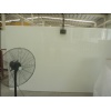 White crystallized glass panel
