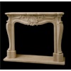 Fireplace in marble