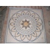 marble travertine mosaics pattern with mesh