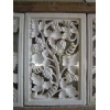 White marble relief