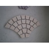 Granite Cobble on Mesh Paving Stone