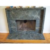 Soapstone Green Dry Fireplace