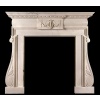 Marble fireplace mantel stone fireplace
