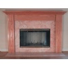 Pink Marble Fire Place