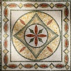 Travertine Mosaics, medallion