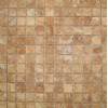 Red Travertine Tumbled Mosaic