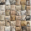 Antico Travertine Curve Mosaic
