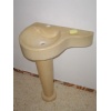 Jerusalem Gold Bathroom Pedestal Sink
