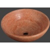 Rose Sink - Red Travertine
