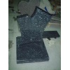 Blue Pearl Granite Tombstone