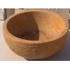 Hand carved sink