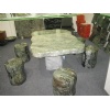 Green jadeite granite