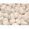 White tumbled pebble stone