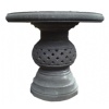Lava Stone Table and Chair