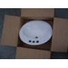 Topmount and undermount ceramic sinks