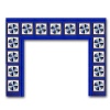 art nouveau tiles,glazed tiles ,designed tiles