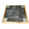 Meditation plat with jati border