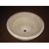 Travertine sink