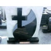 black gravestone