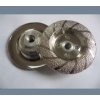 Vacuum brazed diamond grinding cup wheel