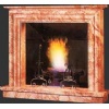 Red Marble Fireplace