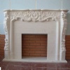 Stone fireplace
