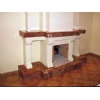 Rosso Alicante marble fireplace