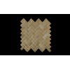 Jerusalem Gold Heringbone Tumbled Mosaic