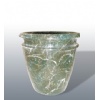 Green Zebra Marble Flowerpot