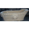 Marble carved solid bath tub