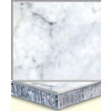 Aluminum Honeycomb Tile with White Marble