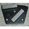 Metal bond plate for grinding concrete floor