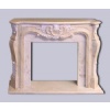 Pink Portugal Marble Fireplace