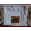 Fireplace - Snow White Marble