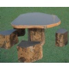 Hexagon table and chair