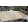 Yellow limestone tiles