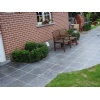 Black limestone flooring tile