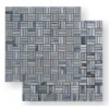 Triple bone-moon stone mosaic