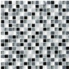 Midnight glass stone blend mosaics