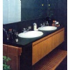 Black slate vanity top
