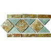 Mosaic slate border