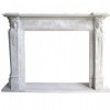 Fireplace in White Marble FM-004