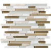 Bamboo glass stone mosaics