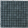 Black slate mosaic