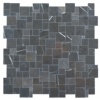 Blue marble mosaic