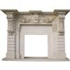 Limestone Fireplace FM-003