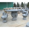 stone table and bench