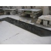 Black granite countertop