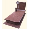 Red Granite Tombstone